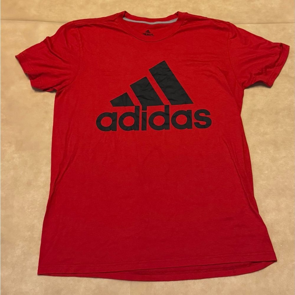 Adidas Men's Red T-Shirt